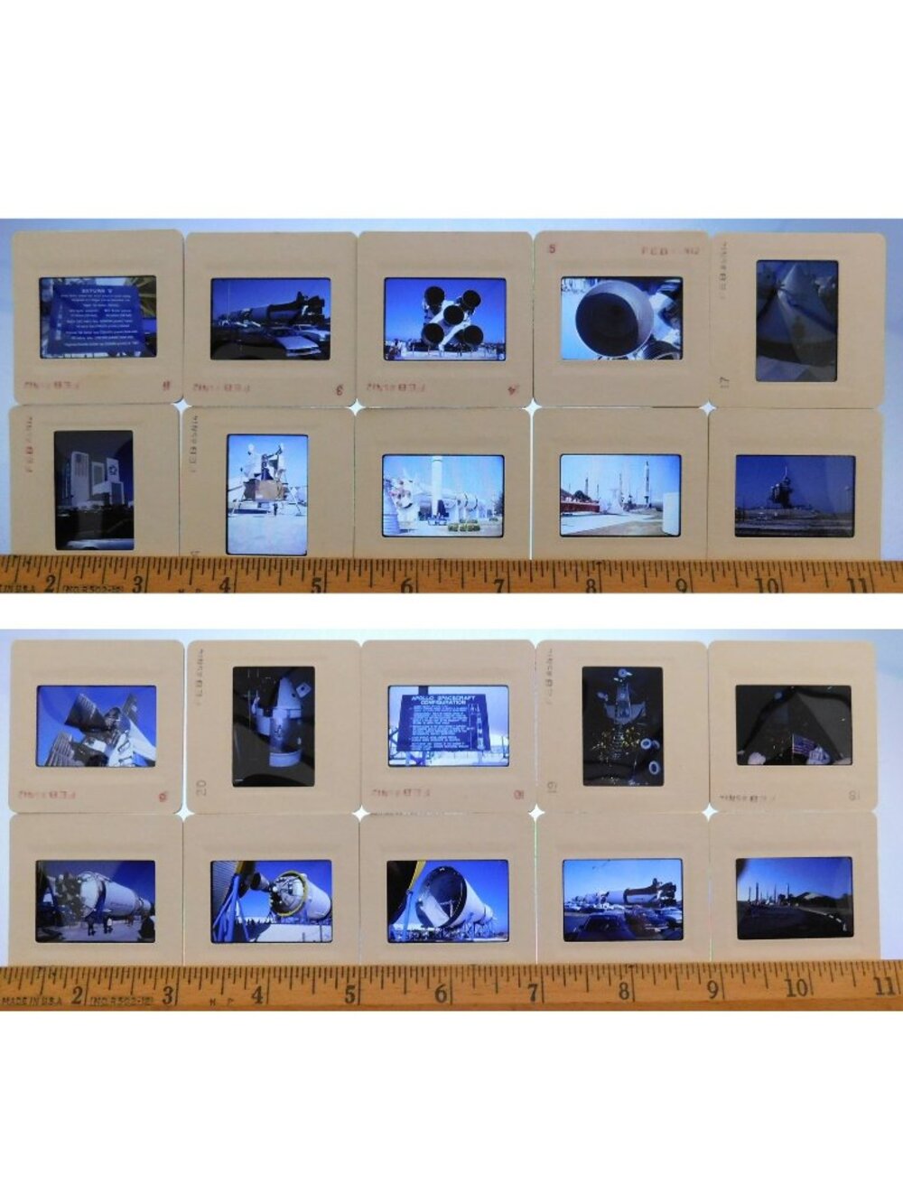 Kennedy Space Center FL Merritt Island Vintage 1985 20 Color 35mm Photo Slides
